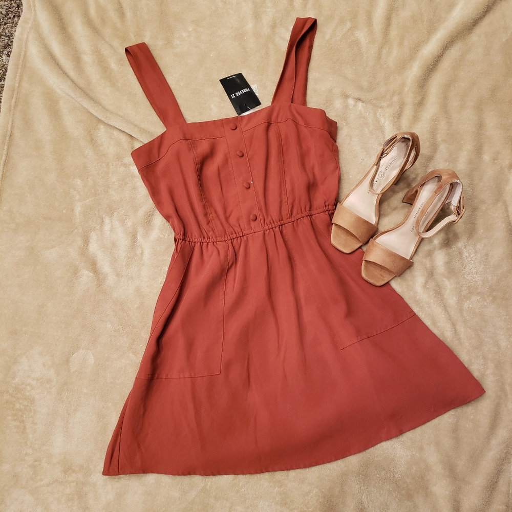 NWT! Forever 21 Sun Dress - Picture 1 of 10